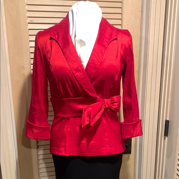 Stretch Taffeta evening blouse/top - Picture 1 of 11